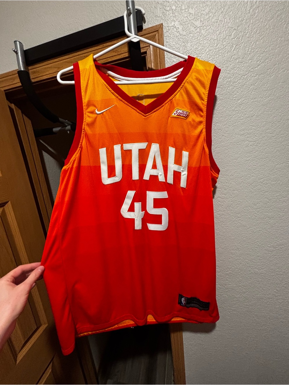Nike Donavon Mitchell Men’s Sun Riss Utah Jazz NBA Stitched Jersey